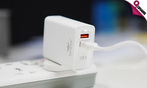 Dual USB Travel Charger (US & UK Plug) with FREE Zinc 3-in-1 Braided Charging Cable!